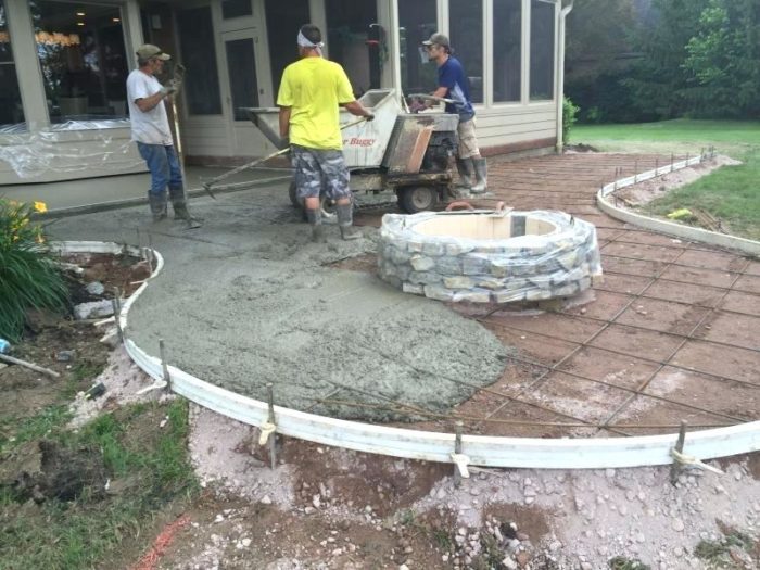 Patio Concrete-Treasure Coast Concrete Services Pros-We do concrete services, concrete underlayment & overpayment, polishing, decorative, stamped, stained, sealed, concrete grinding, Stucco installation, EIFS repair, new construction concrete pouring, epoxy floor finishing, concrete repair, commercial concrete contracting work, and more